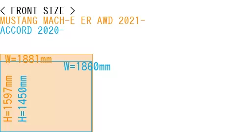 #MUSTANG MACH-E ER AWD 2021- + ACCORD 2020-